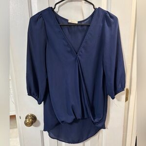 Navy Blouse